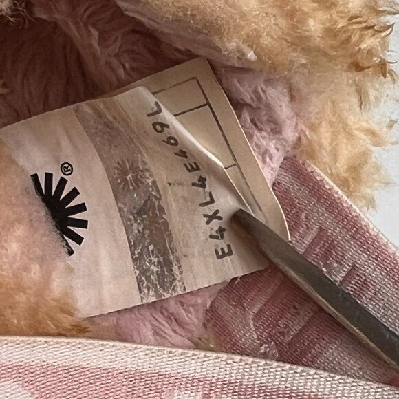 Ugg Sandal Girl 4 Fluff Yeah Toddler Slide Shoe Sheepskin Lining Strap Core Ex - Picture 13 of 15